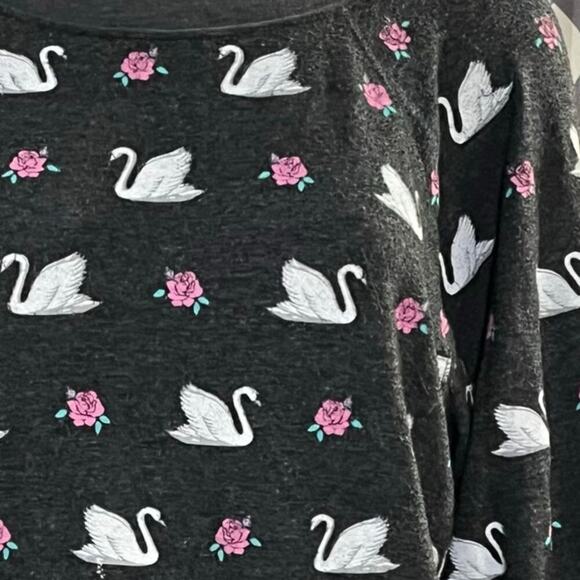 Wildfox Swan Song Print Sommers Sweatshirt Size Small - Picture 10 of 11